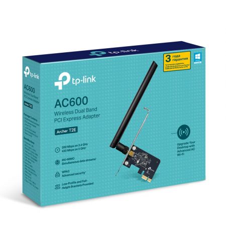 PCIe/ Wi-Fi 5 Adapter / TP-LINK Archer T2E / AC600 Dual Band PCIe/ Wi-Fi 5 Adapter / TP-LINK Archer T2E / AC600 Dual Band