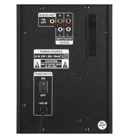 Boxe 2.1 SVEN MS-1821 / 44W RMS / Bluetooth / Black