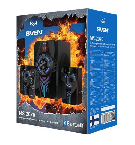 Boxe 2.1 SVEN MS-2070 / 60W RMS / Bluetooth / Black