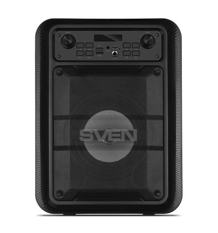 SVEN PS-400 Black, Bluetooth Portable Speaker, 12W RMS, LED display,