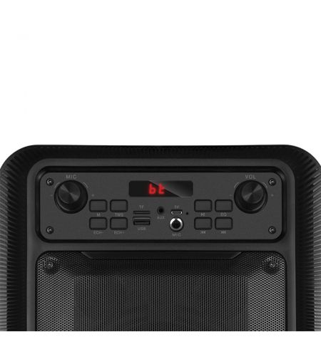 SVEN PS-400 Black, Bluetooth Portable Speaker, 12W RMS, LED display,