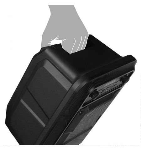 SVEN PS-400 Black, Bluetooth Portable Speaker, 12W RMS, LED display,