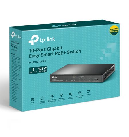 Коммутатор TP-LINK TL-SG1210MPE / 9 port + 1 combo SFP/RJ45 Коммутатор TP-LINK TL-SG1210MPE / 9 port + 1 combo SFP/RJ45