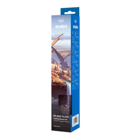 Коврик SVEN МР-G03S Island, Black Коврик SVEN МР-G03S Island, Black