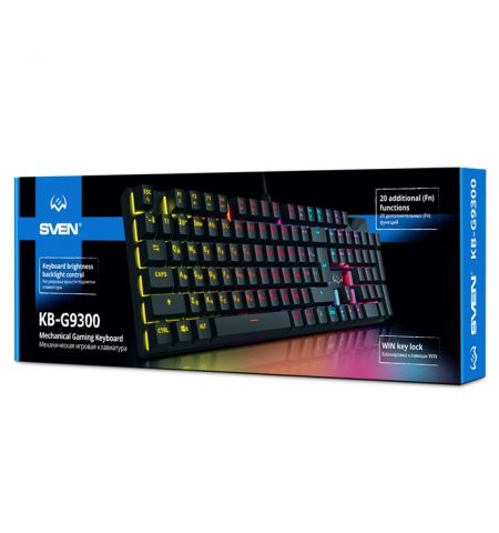 Игровая клавиатура SVEN KB-G9300 RGB / Blue switches Игровая клавиатура SVEN KB-G9300 RGB / Blue switches