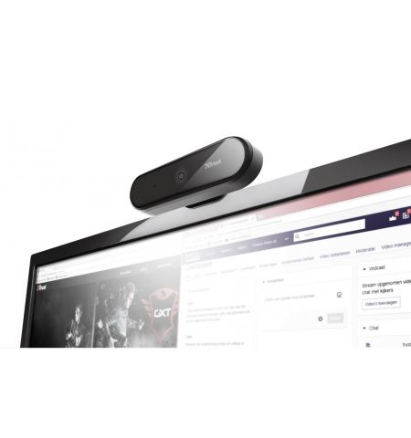 Trust Tyro Full HD Webcam, Full HD 1080p resolution and auto-focus, tripod, 1,5m, USB Trust Tyro Full HD Webcam, Full HD 1080p resolution and auto-focus, tripod, 1,5m, USB