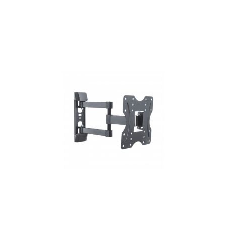 TV-Wall Mount for 23-42" - PureMounts "PM- FM12-200", Tilted, up to 30kg, Tilt: +3/ -10°, 56mm - 415mm wall distance, max.VESA 200x200, Steel black