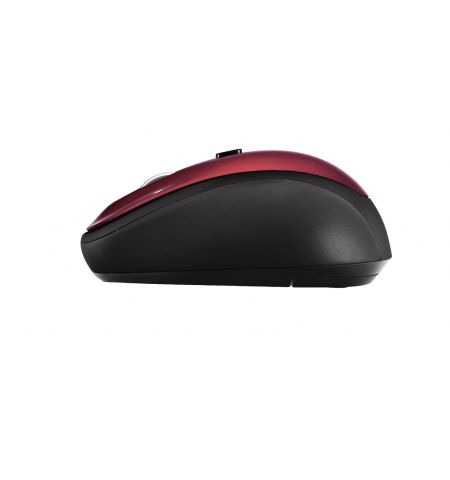 Trust Yvi Wireless Mouse - Red, 8m 2.4GHz, Micro receiver, 800-1600 dpi, 4 button, Rubber sides for comfort and grip, USB Trust Yvi Wireless Mouse - Red, 8m 2.4GHz, Micro receiver, 800-1600 dpi, 4 button, Rubber sides for comfort and grip, USB