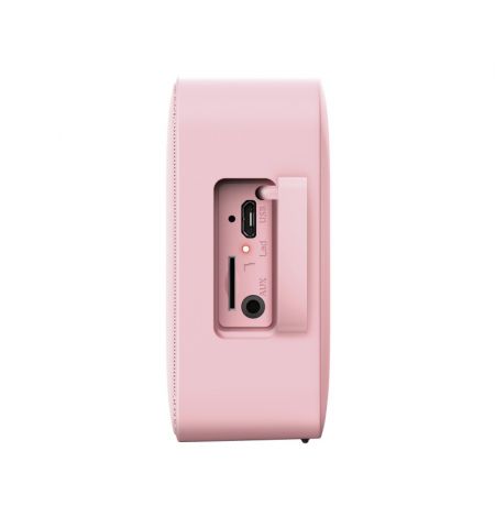 Trust Zowy Compact Bluetooth Wireless Speaker 10W, Waterproof IPX7, Up to 12 hours, Link two speakers wirelessly to boost your party, microSD or 3.5mm aux input, built-in microphone, Pink