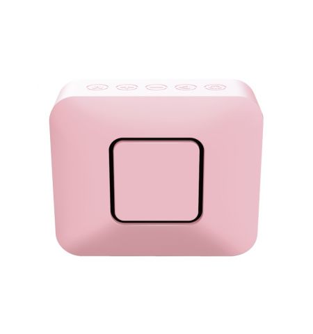 Trust Zowy Compact Bluetooth Wireless Speaker 10W, Waterproof IPX7, Up to 12 hours, Link two speakers wirelessly to boost your party, microSD or 3.5mm aux input, built-in microphone, Pink