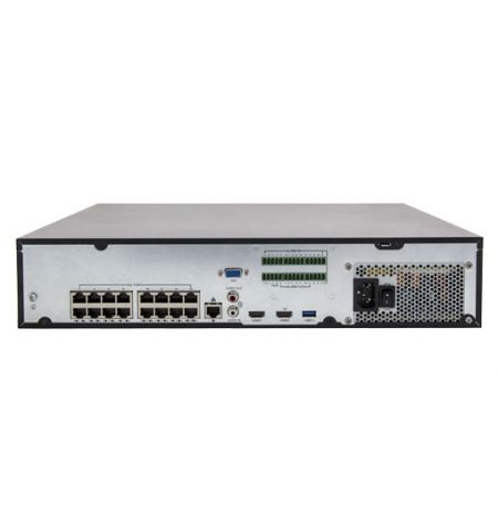 UNV NVR304-16EP-B, 16-ch, 4 SATA, 16PoE, Incoming Bandwidth 160Mbps, 16 x 1080P@30 / 8 x 4MP@30 / 4 x 4K@30,  Audio In/Out 1/1, Alarm In/Out 16/4, 2U, H.265&4K UNV NVR304-16EP-B, 16-ch, 4 SATA, 16PoE, Incoming Bandwidth 160Mbps, 16 x 1080P@30 / 8 x 4MP@30 / 4 x 4K@30,  Audio In/Out 1/1, Alarm In/Out 16/4, 2U, H.265&4K