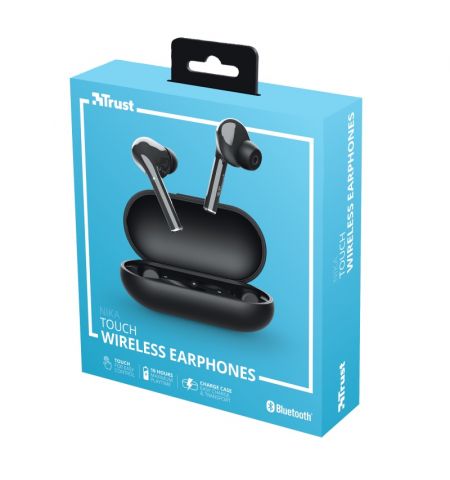 Casti Trust  Nika Touch Bluetooth / Black