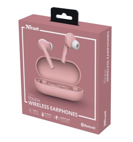 Casti Trust Nika Touch  Bluetooth / Pink