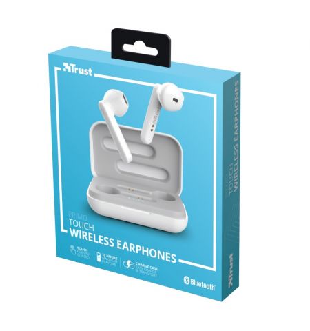 Наушники Trust  Primo Touch Bluetooth / White