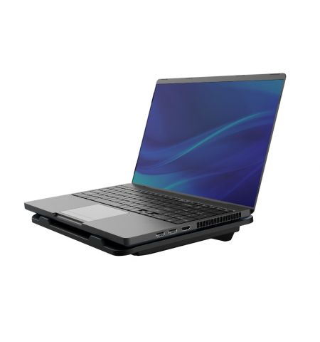 Trust Ziva, Notebook Cooling Pad up to 16", blue illumination, Black