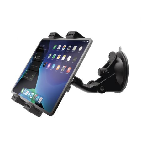 Trust Turo Tablet Windshield Car Holder, Adjustable fixing clamp firmly holds tablets up to 195mm wide (7-11") Trust Turo Tablet Windshield Car Holder, Adjustable fixing clamp firmly holds tablets up to 195mm wide (7-11")