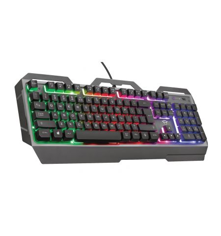 Trust Gaming GXT 856 TORAC, SGaming keyboard with metal top plate Trust Gaming GXT 856 TORAC, SGaming keyboard with metal top plate