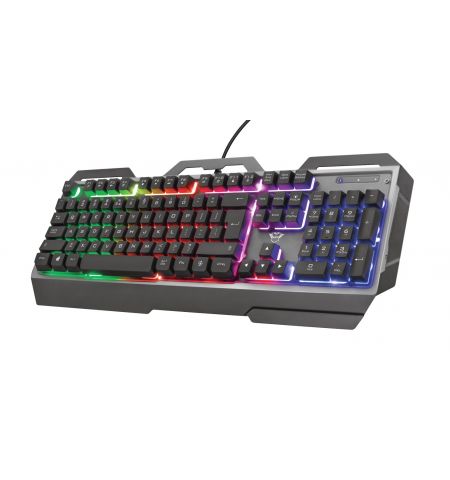 Trust Gaming GXT 856 TORAC, SGaming keyboard with metal top plate Trust Gaming GXT 856 TORAC, SGaming keyboard with metal top plate