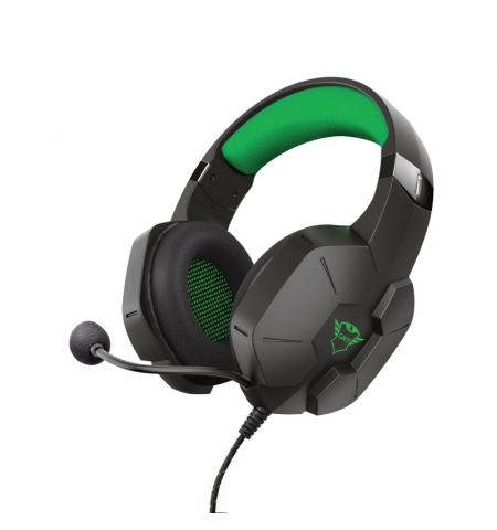 Casti Trust Gaming GXT 323X CARUS, Black-Green