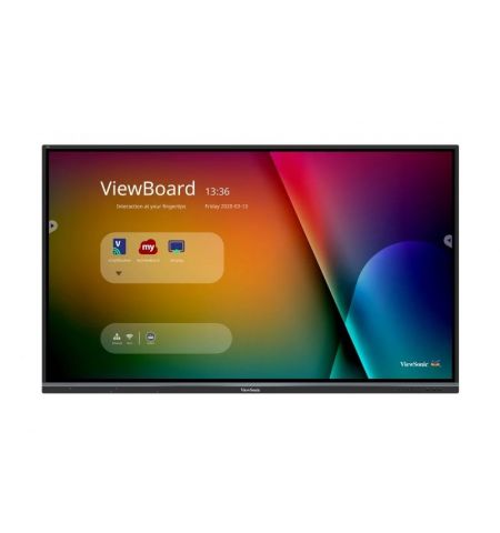 74.5" Интерактивный дисплей ViewSonic IFP7550-3 / 4K / 3G RAM / 32GB Storage / Black