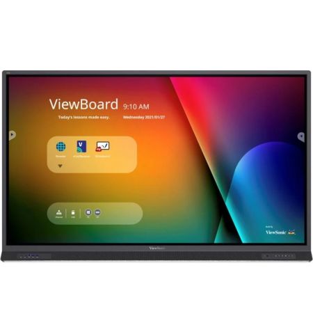 75" Интерактивный дисплей ViewSonic IFP7552-1BH / 4K / 8G RAM / 64GB Storage / Black