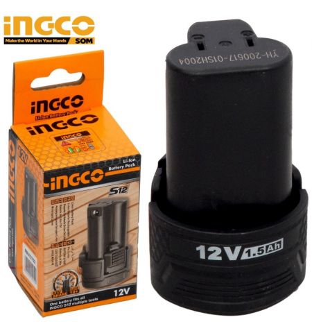 Аккумулятор, INGCO LI-ION 12V/1,5Ah FBLI12152 Аккумулятор, INGCO LI-ION 12V/1,5Ah FBLI12152