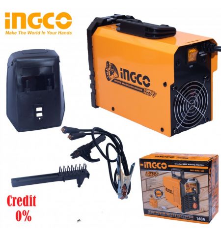 Сварочный аппарат, инверторный INGCO ING-MMA1602 160A Сварочный аппарат, инверторный INGCO ING-MMA1602 160A