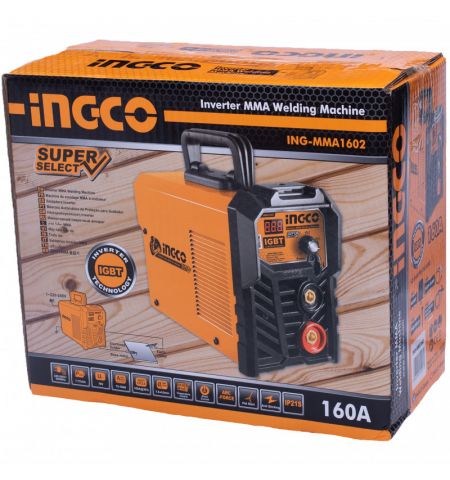 Сварочный аппарат, инверторный INGCO ING-MMA1602 160A Сварочный аппарат, инверторный INGCO ING-MMA1602 160A