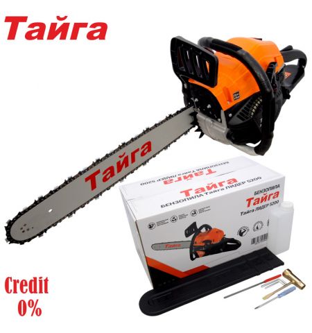 Бензопила цепная 3 кВт Taiga Leader 5200 Бензопила цепная 3 кВт Taiga Leader 5200
