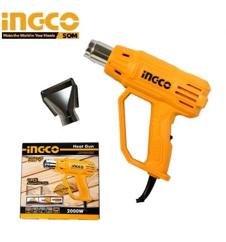 Фен индустриальный 2000W INGCO HG2000385 Фен индустриальный 2000W INGCO HG2000385