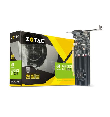 ZOTAC GeForce GT 1030 2GB GDDR5, 64bit, 1468/6000Mhz, Single Fan,