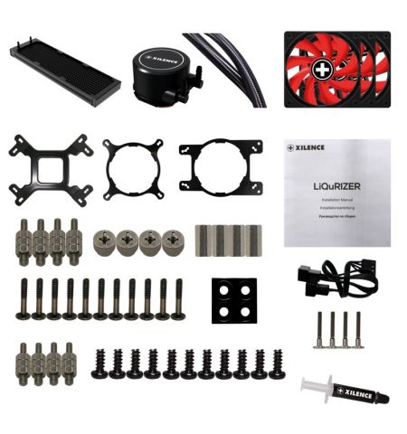 Кулер XILENCE Liquid Cooler (XC978) "LiQuRizer 360"  Performance A+ / Universal / 400W / Black Кулер XILENCE Liquid Cooler (XC978) "LiQuRizer 360"  Performance A+ / Universal / 400W / Black
