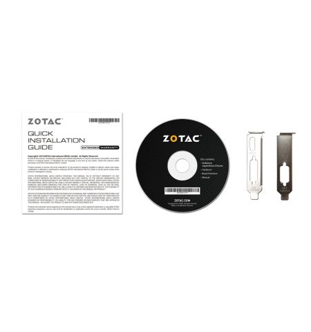 Видеокарта ZOTAC GeForce GT710 / 2GB / GDDR3 / 64Bit