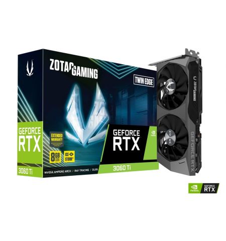 Видеокарта ZOTAC GeForce RTX 3060 Ti Twin Edge LHR / 8GB