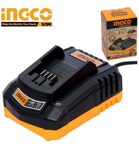 Быстрое зарядное устройство, INGCO FCLI2001 Быстрое зарядное устройство, INGCO FCLI2001