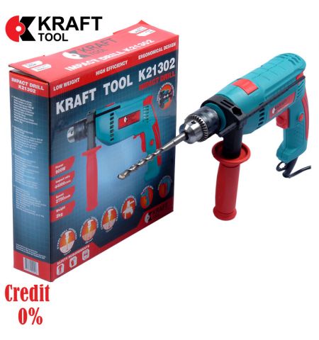 Электродрель ударная  900W K21302 KraftTool Электродрель ударная  900W K21302 KraftTool