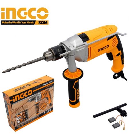 Электродрель ударная, INGCO ID11008 1100W Электродрель ударная, INGCO ID11008 1100W