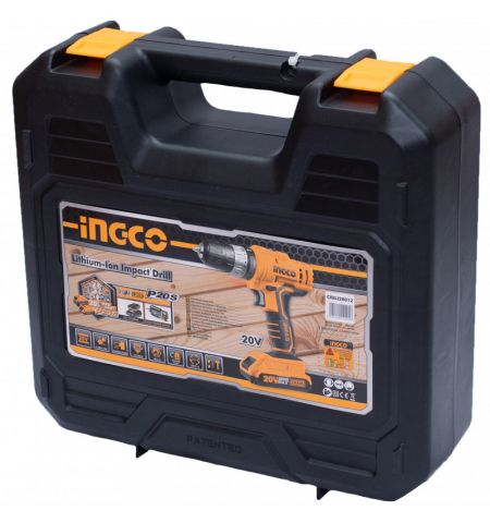 Шуруповёрт аккумуляторный, ударный INGCO 20V/2*2A CIDLI20012 Шуруповёрт аккумуляторный, ударный INGCO 20V/2*2A CIDLI20012
