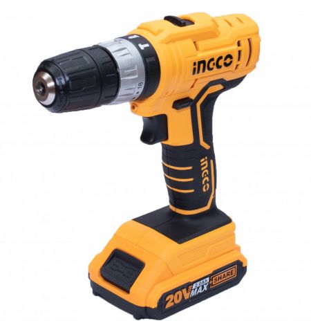 Шуруповёрт аккумуляторный, ударный INGCO 20V/2*2A CIDLI20012 Шуруповёрт аккумуляторный, ударный INGCO 20V/2*2A CIDLI20012