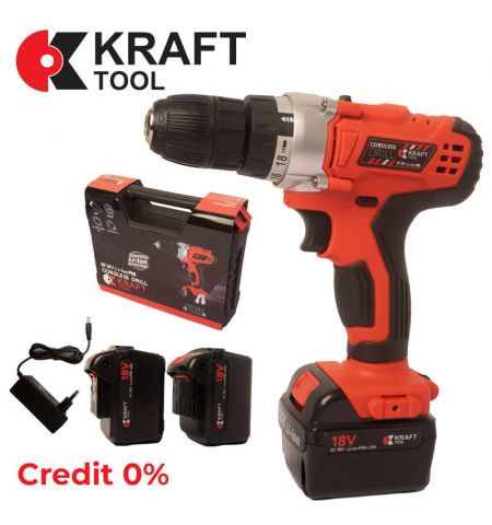 Шуруповёрт аккумуляторный KraftTool KT18V PRO Li-Ion Шуруповёрт аккумуляторный KraftTool KT18V PRO Li-Ion