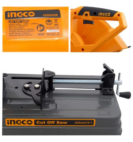 Торцовочная пила по металу, INGCO COS35538