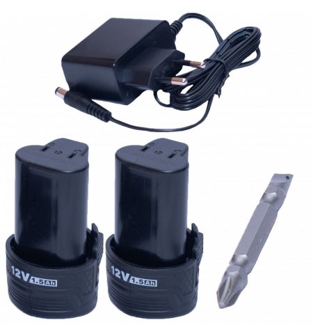 Шуруповёрт аккумуляторный Li-Ion 12V/2*1.5A INGCO CDLI12325