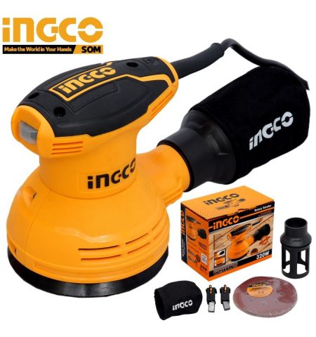 Эксцентриковая шлифовальная машина, INGCO RS3208