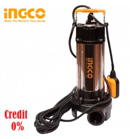 Насос дренажный INGCO 1500W SPDB15008 Насос дренажный INGCO 1500W SPDB15008