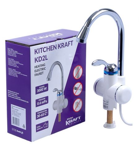Кран электрический  3Kw Kitchen Kraft KD2L