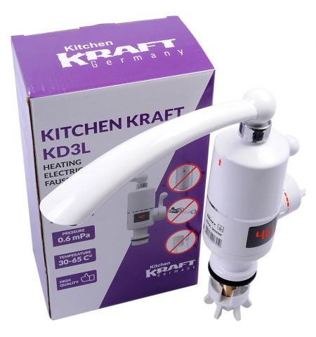 Кран электрический  3Kw Kitchen Kraft KD3L