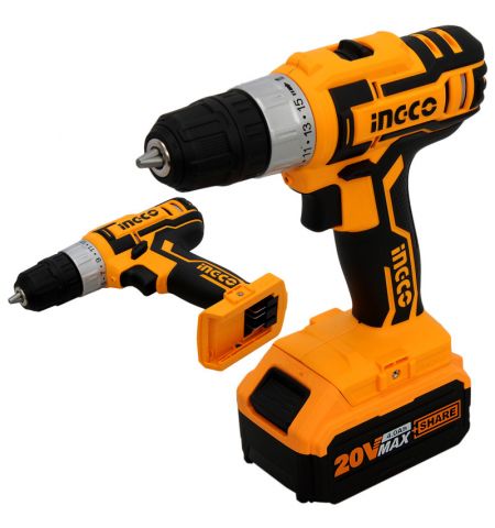 Набор Аккумуляторный шуруповерт + Углошлифовальная машина с 2 АКБ 20V 4Ah INGCO CKLI2009 Набор Аккумуляторный шуруповерт + Углошлифовальная машина с 2 АКБ 20V 4Ah INGCO CKLI2009