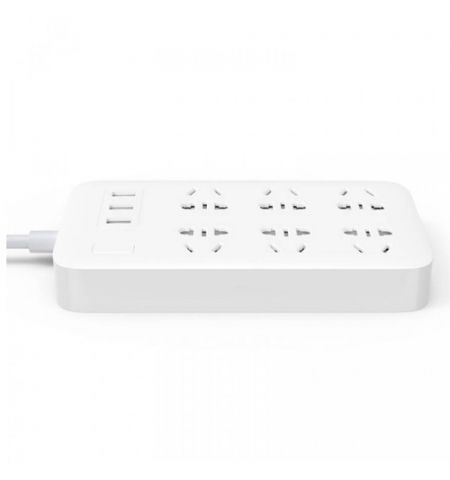 Удлинитель Power Strip 6 /3 USB белый