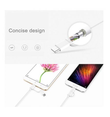 Кабель Mi 2-in-1 USB Cable  100cm