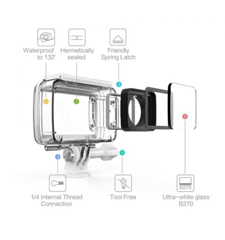 Водонепроницаемый чехол для Action Camera 4K